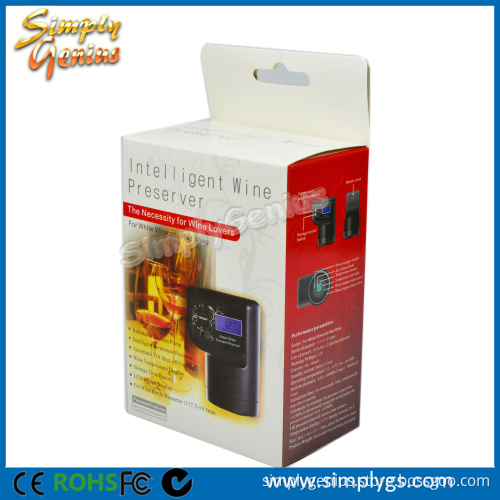 (Top) anti-tilt LED display temperature display wine saver